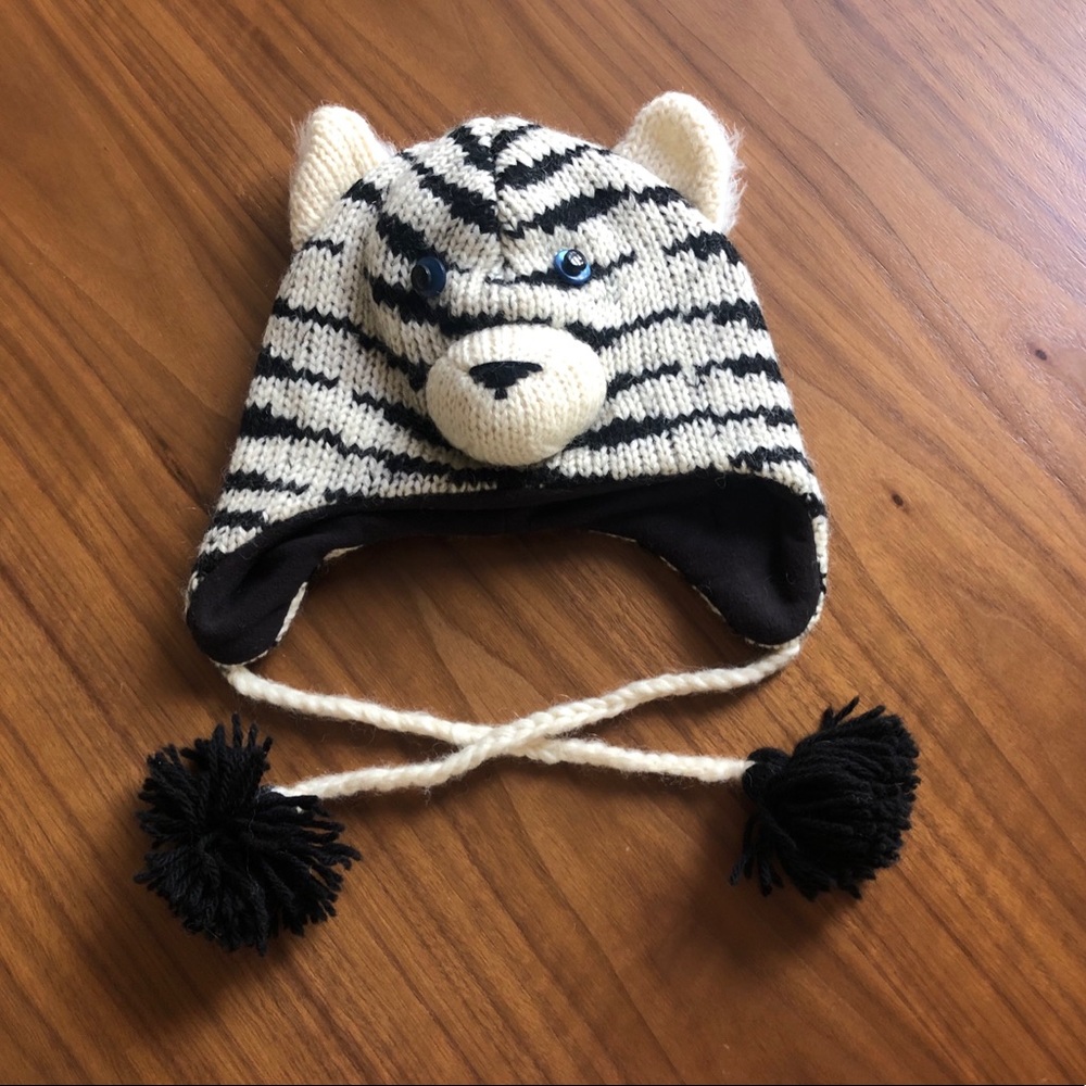 Knitwits Young orAdult Siberian Tiger Pilot Hat